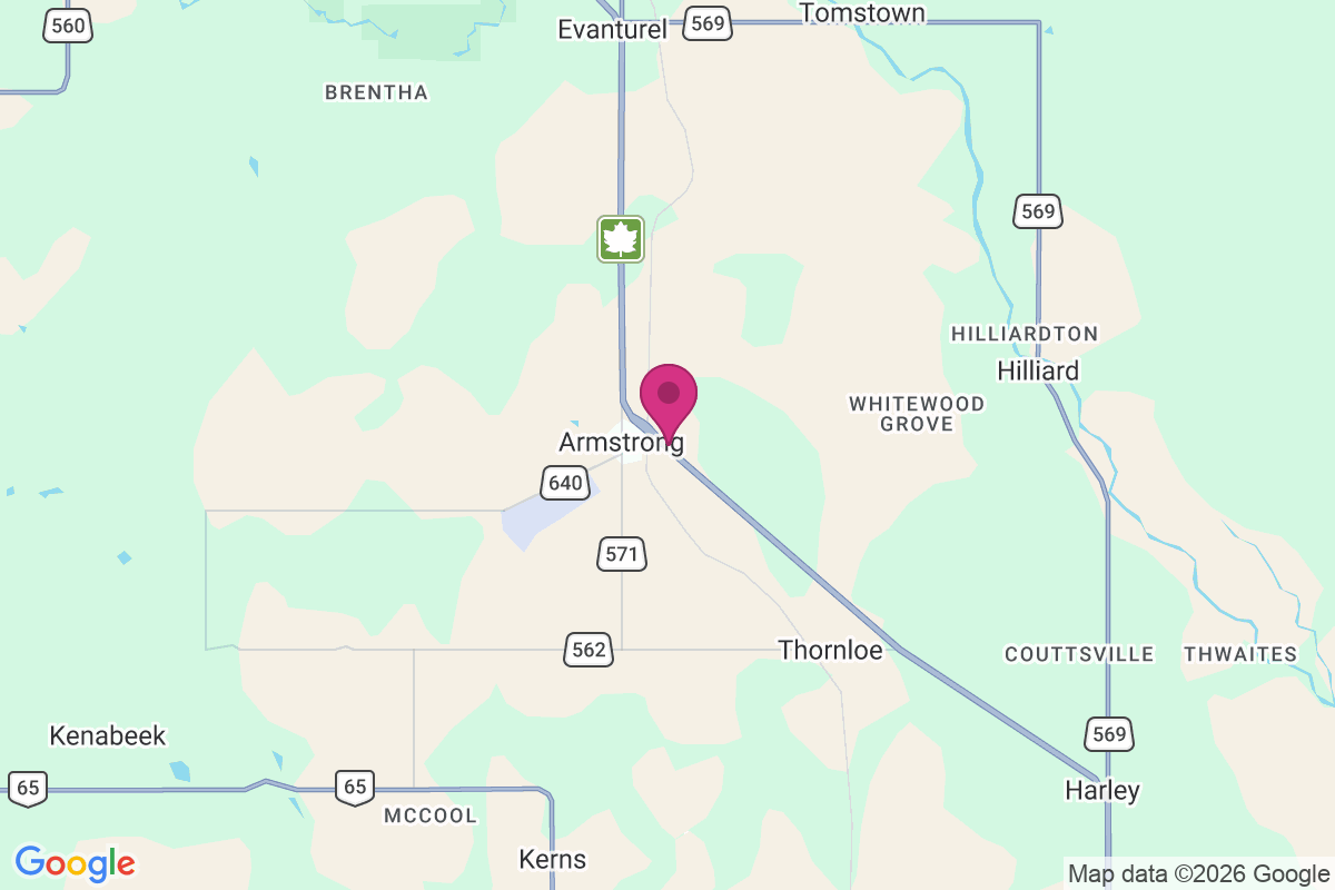 Carte de Earlton Junction