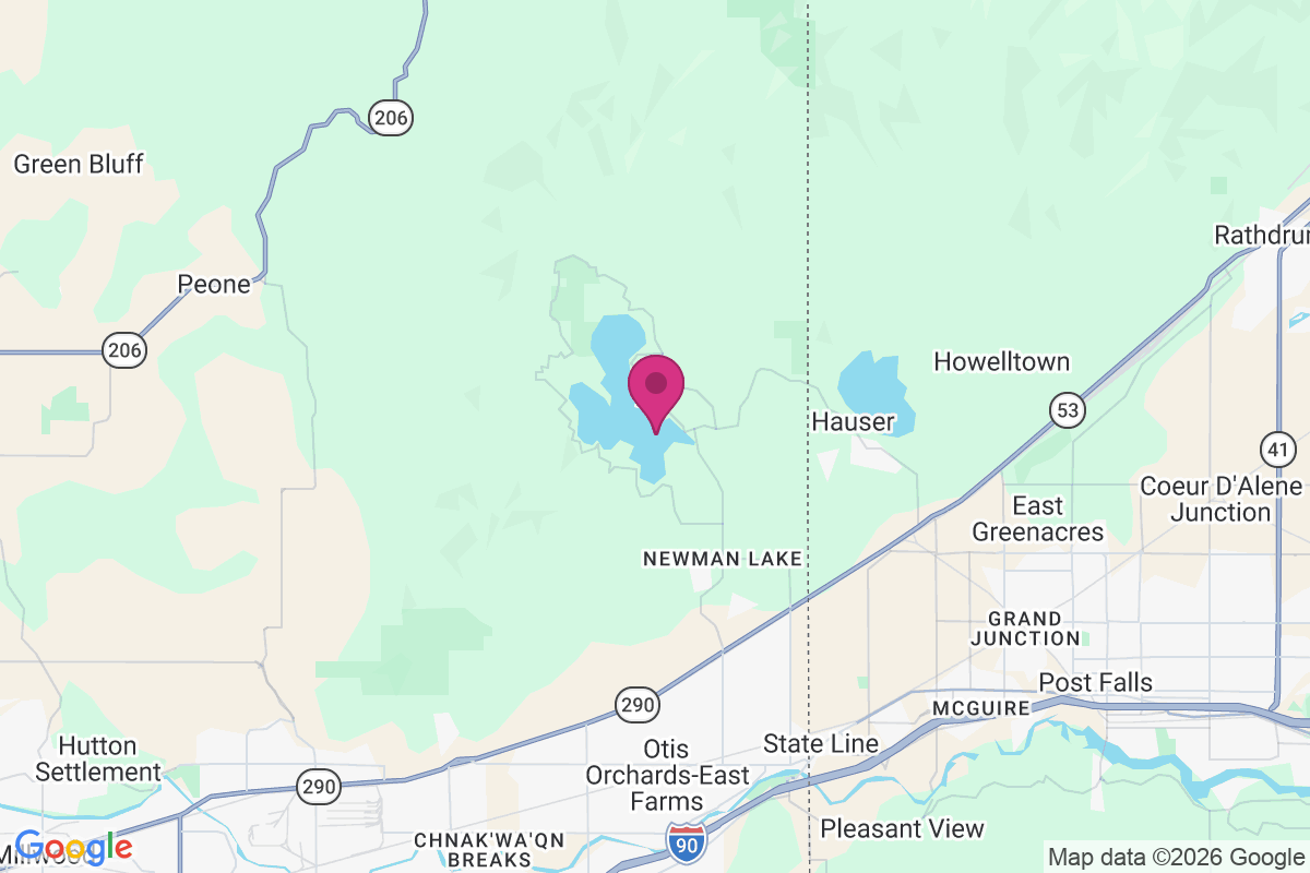 Carte de Newman Lake