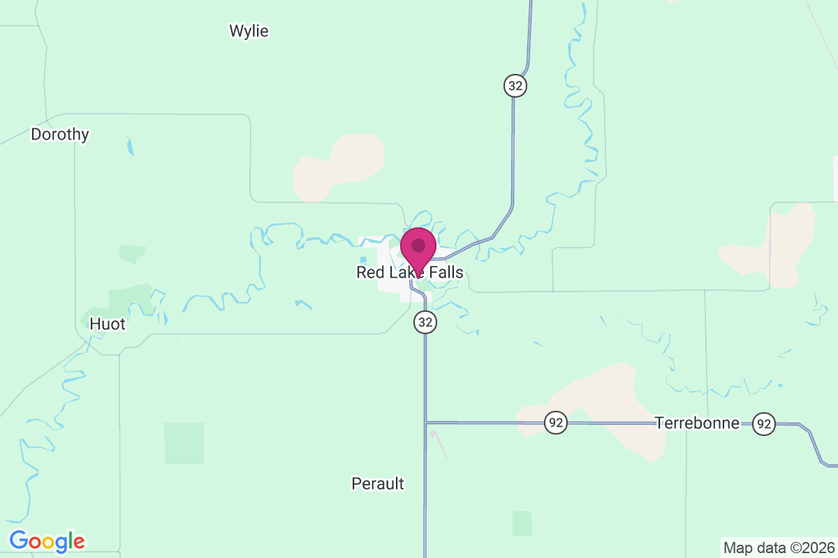 Carte de Red Lake Falls