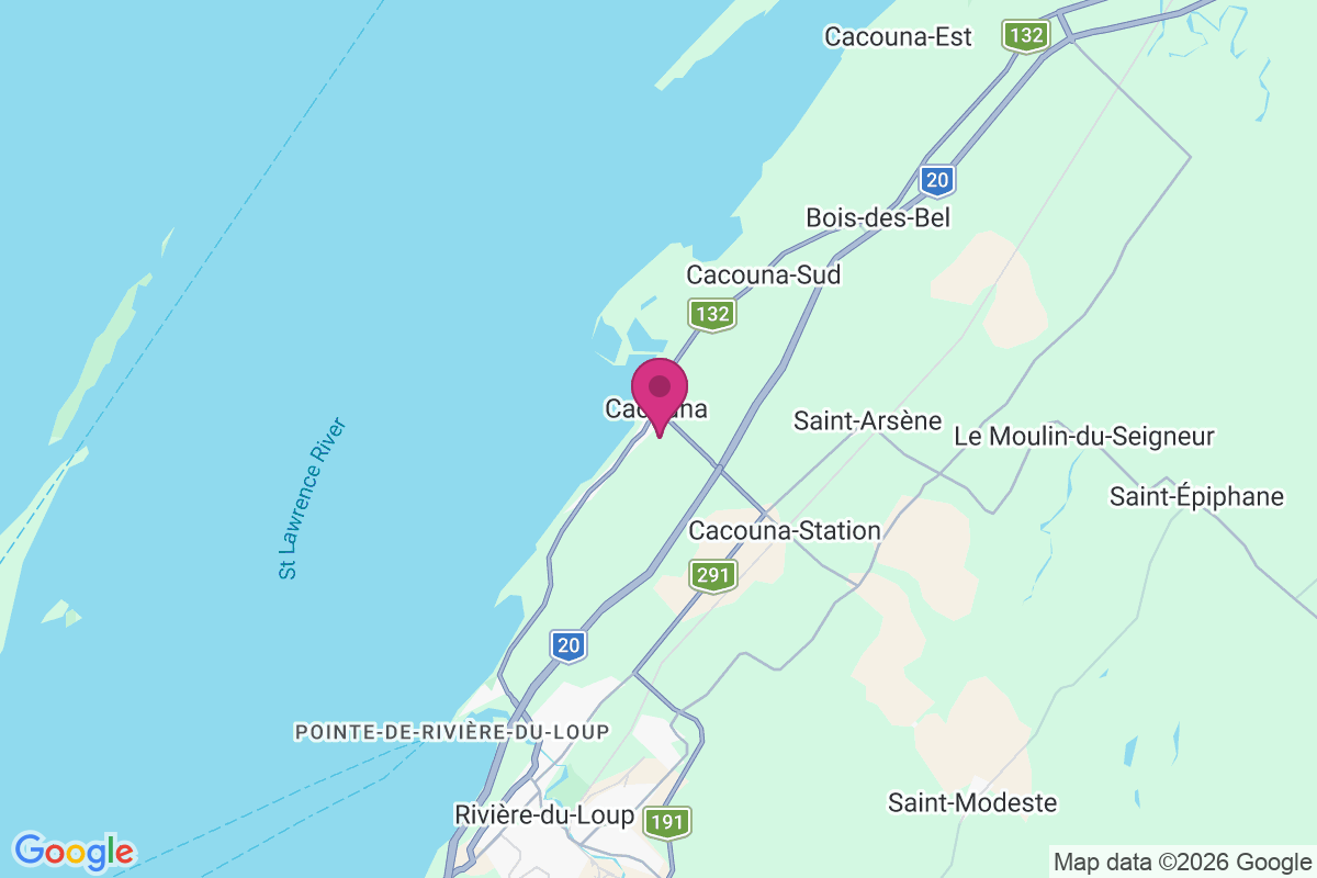 Carte de Saint-Georges-de-Cacouna