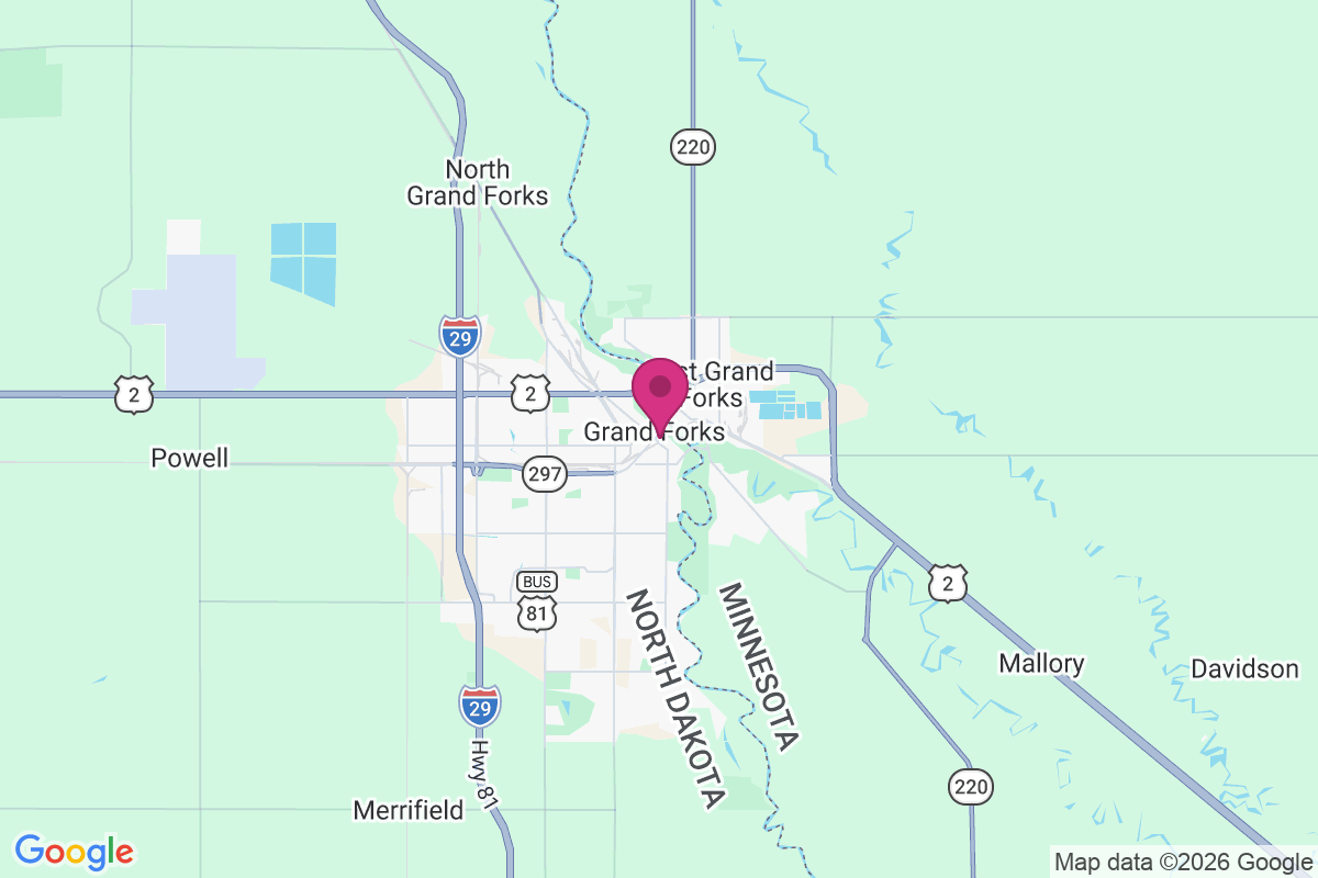 Carte de Grand Forks Afb