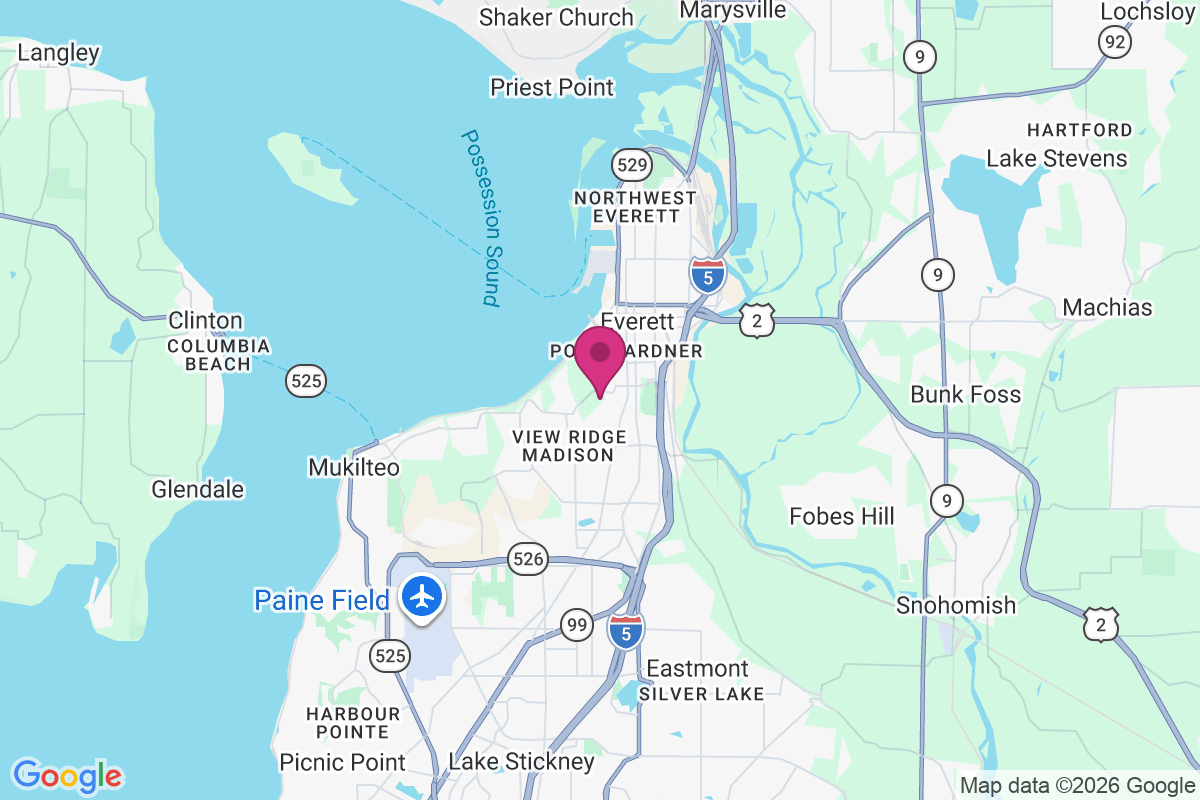 Carte de Everett Junction