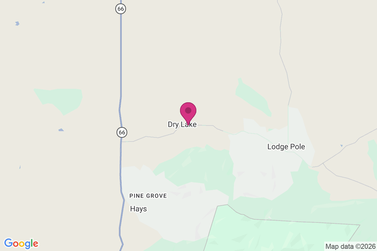 Carte de Dry Lake