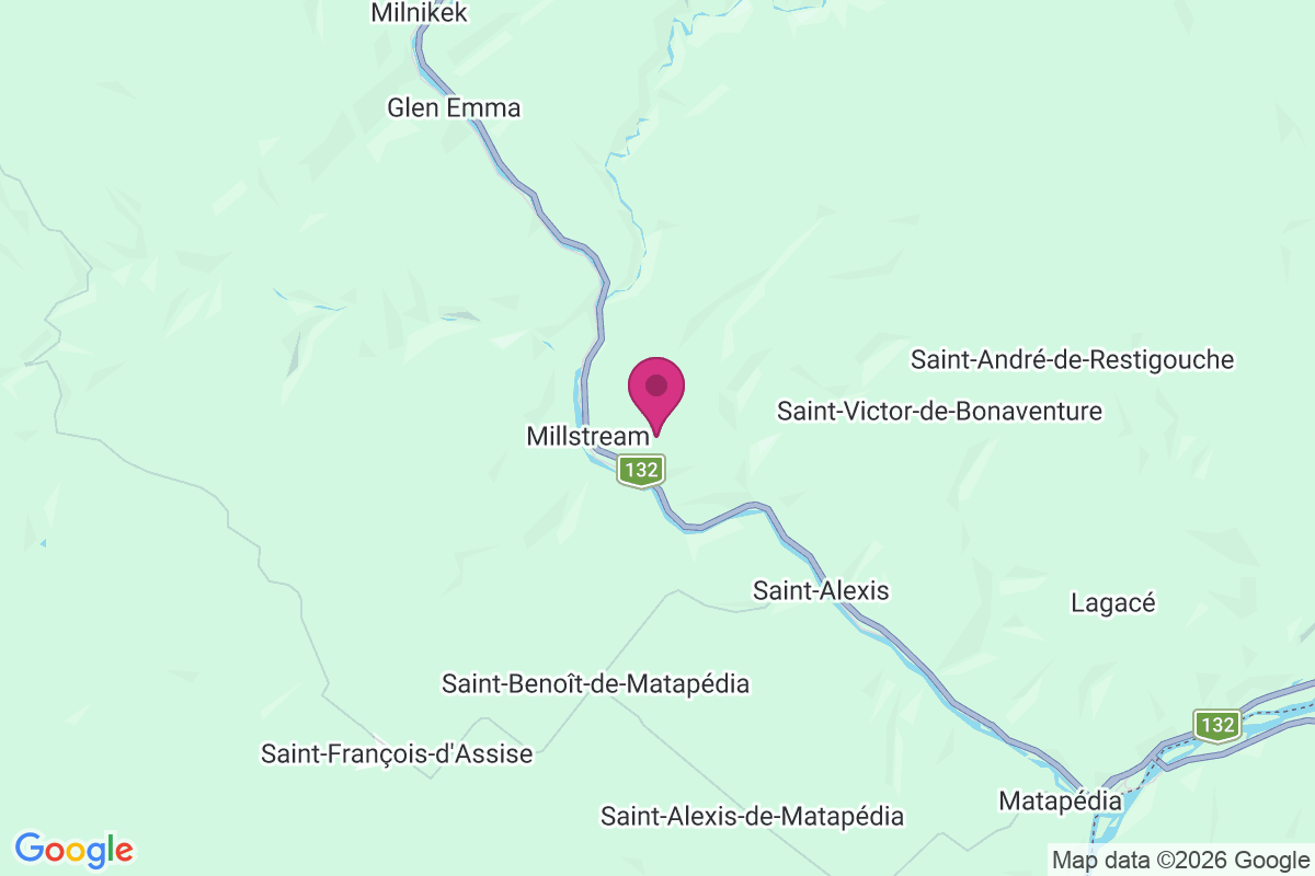 Carte de Millstream