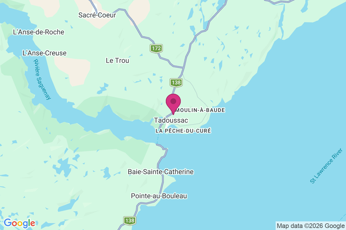 Carte de Tadoussac
