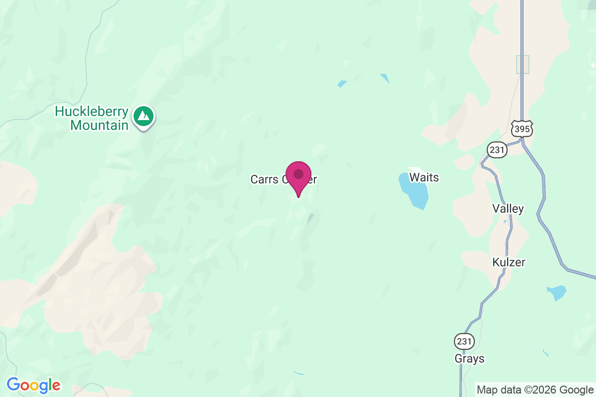 Carte de Carrs Corner