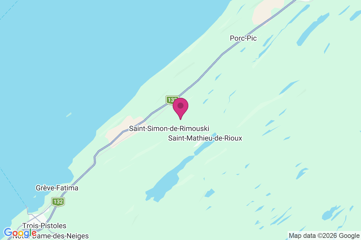 Carte de Saint-Simon-de-Rimouski