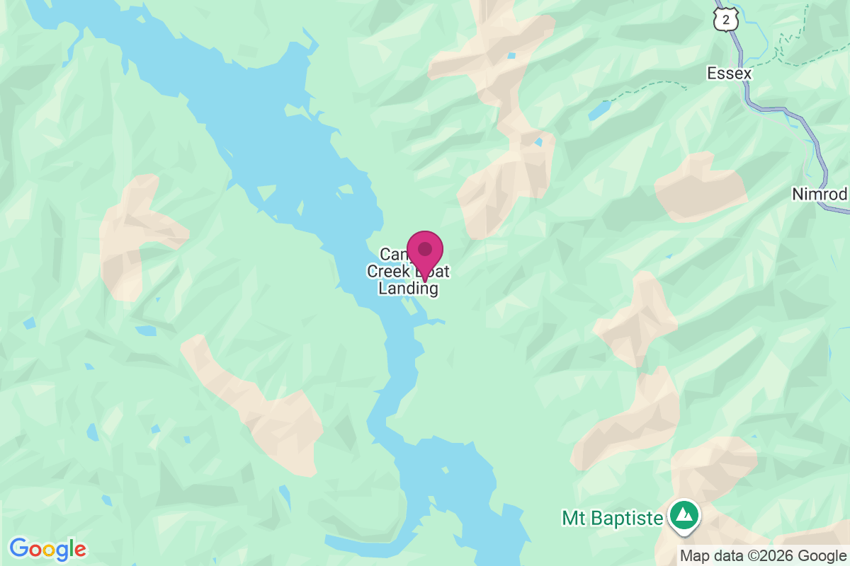 Carte de Canyon Creek Boat Landing