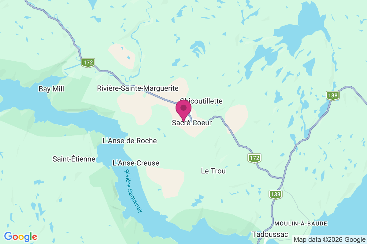 Carte de Sacré-Coeur-Saguenay