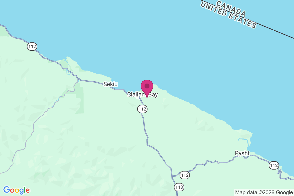 Carte de Clallam Bay