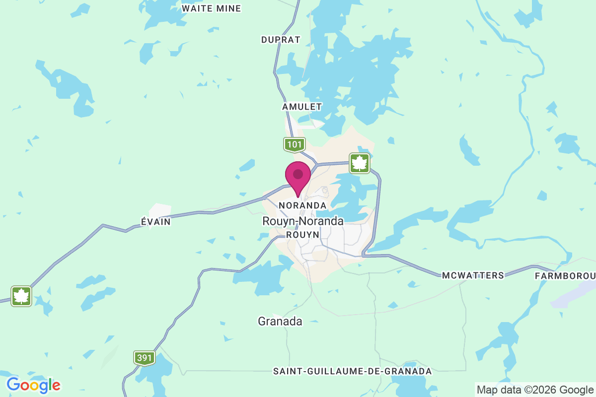 Carte de Rouyn