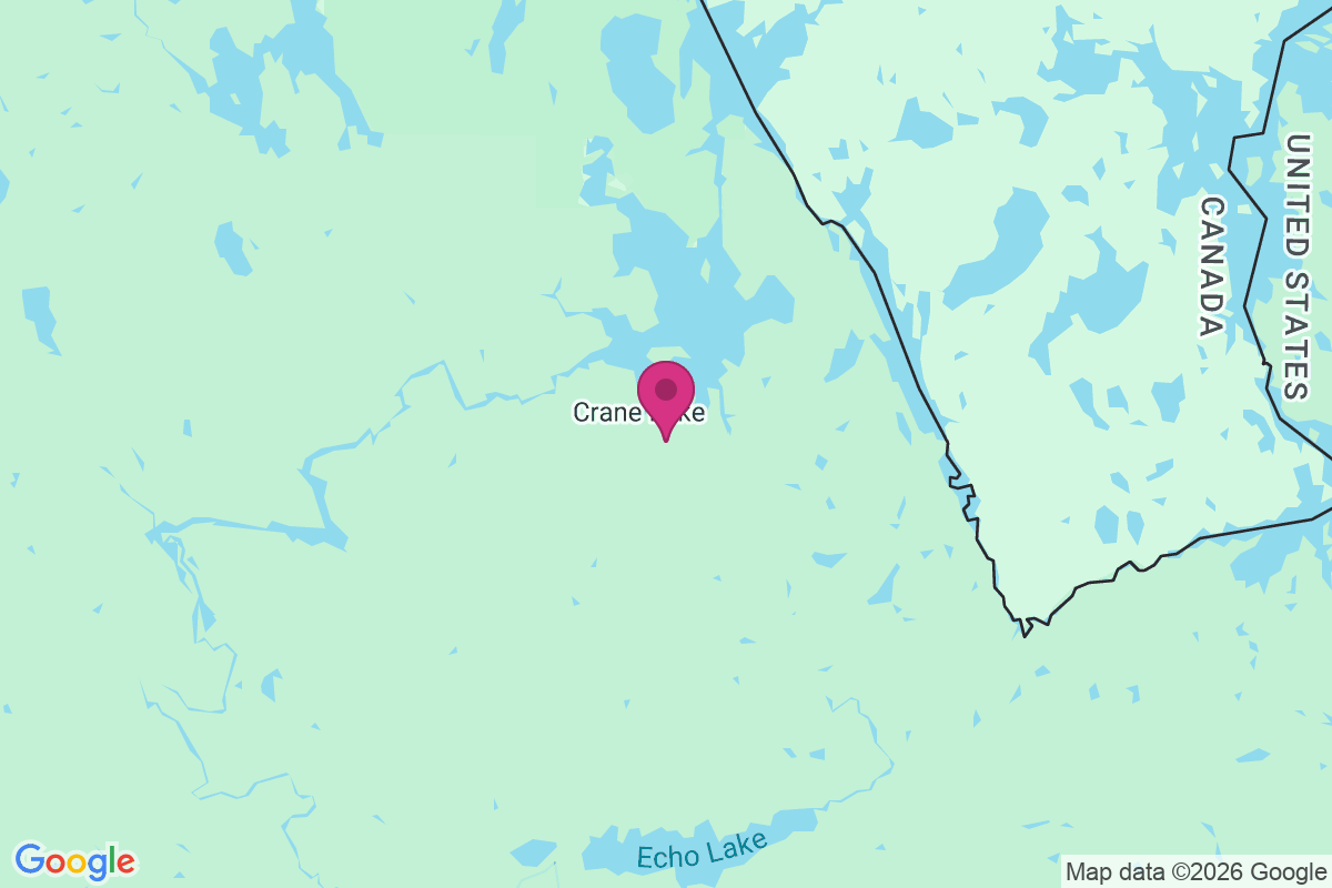 Carte de Crane Lake