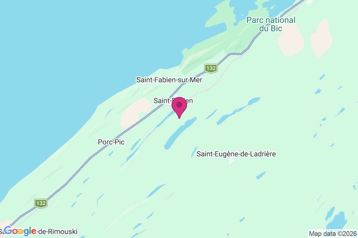 Carte de Saint-Fabien