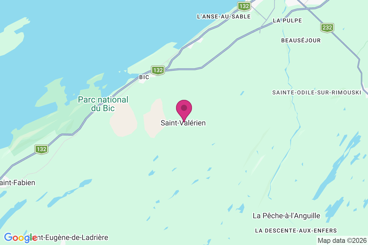 Carte de Saint-Valérien