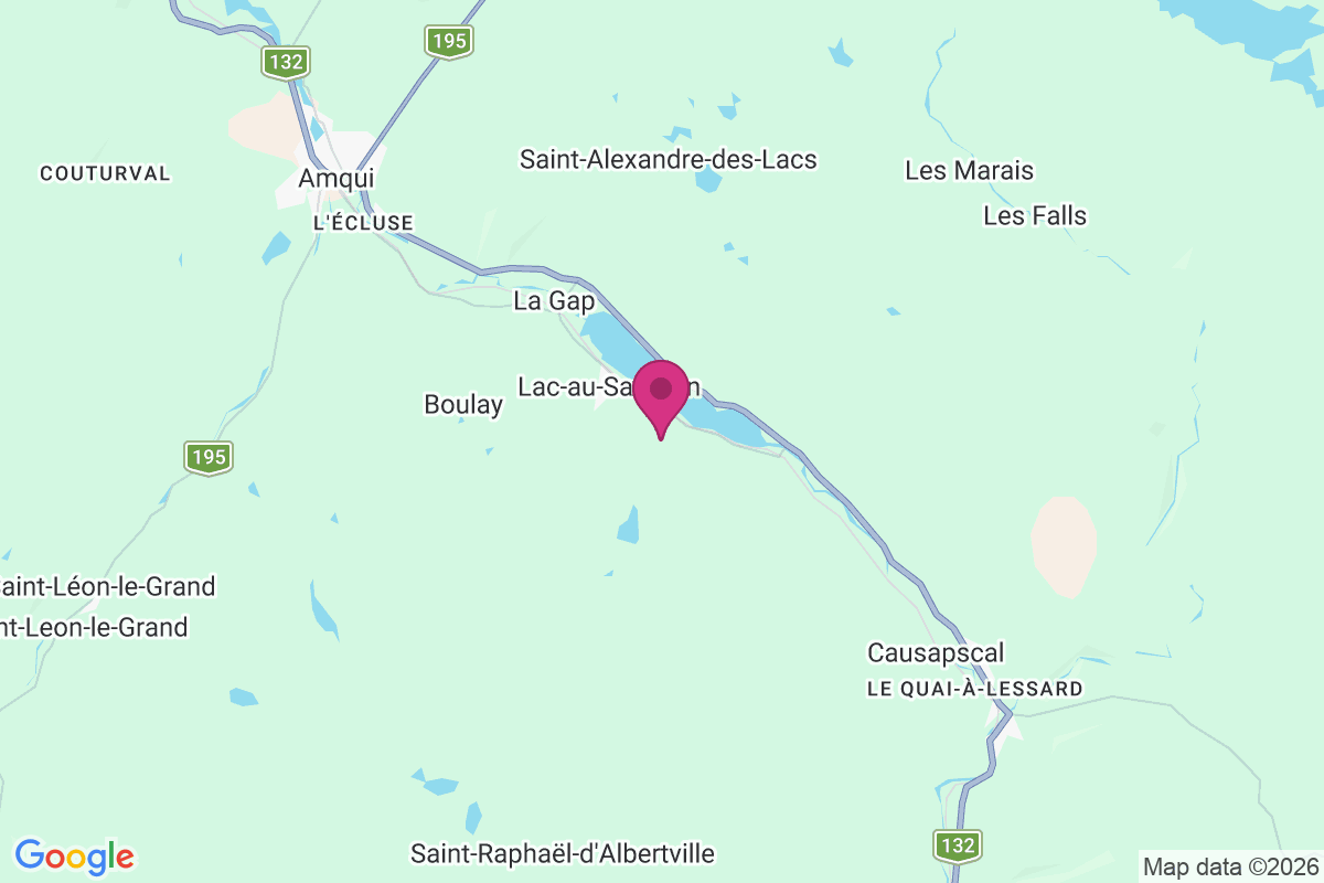 Carte de Lac-au-Saumon