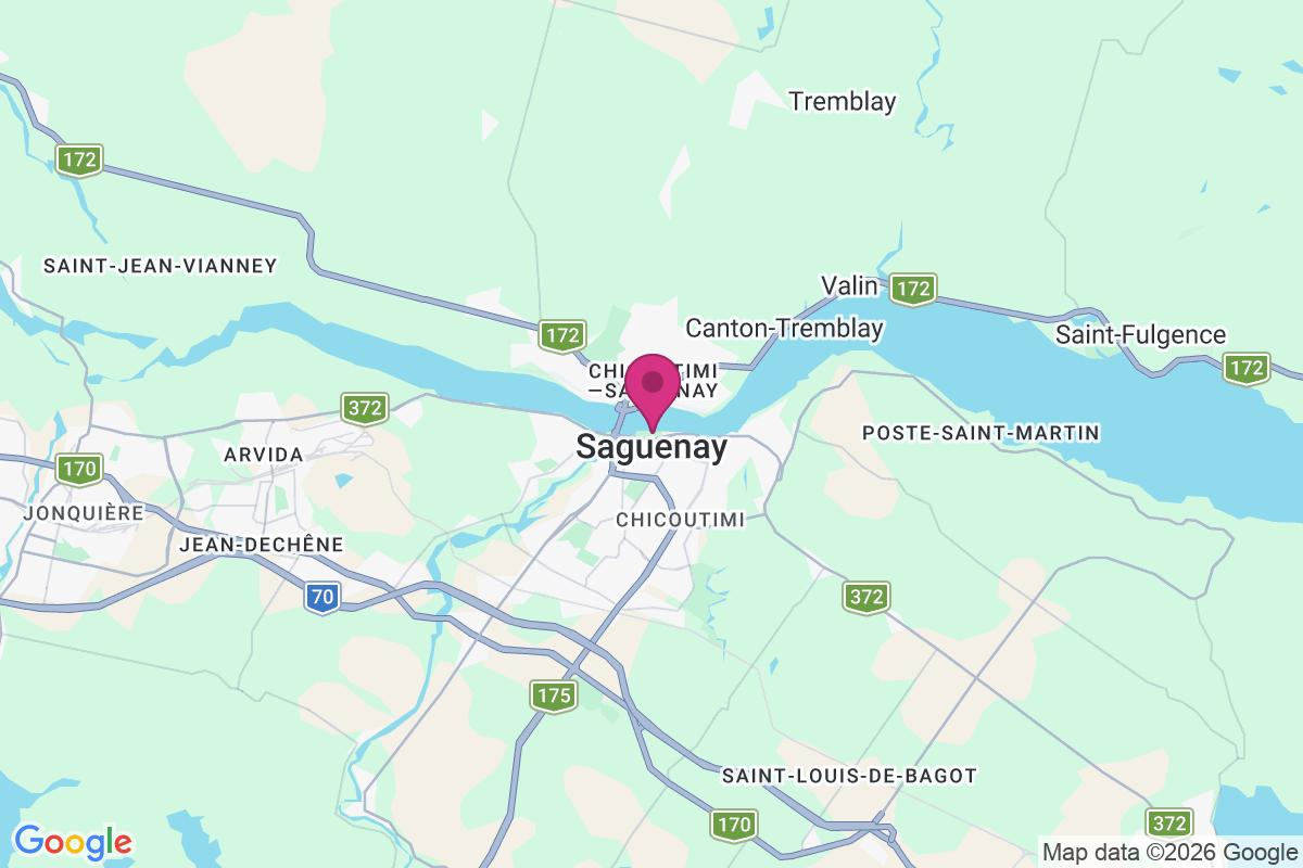 Carte de Chicoutimi