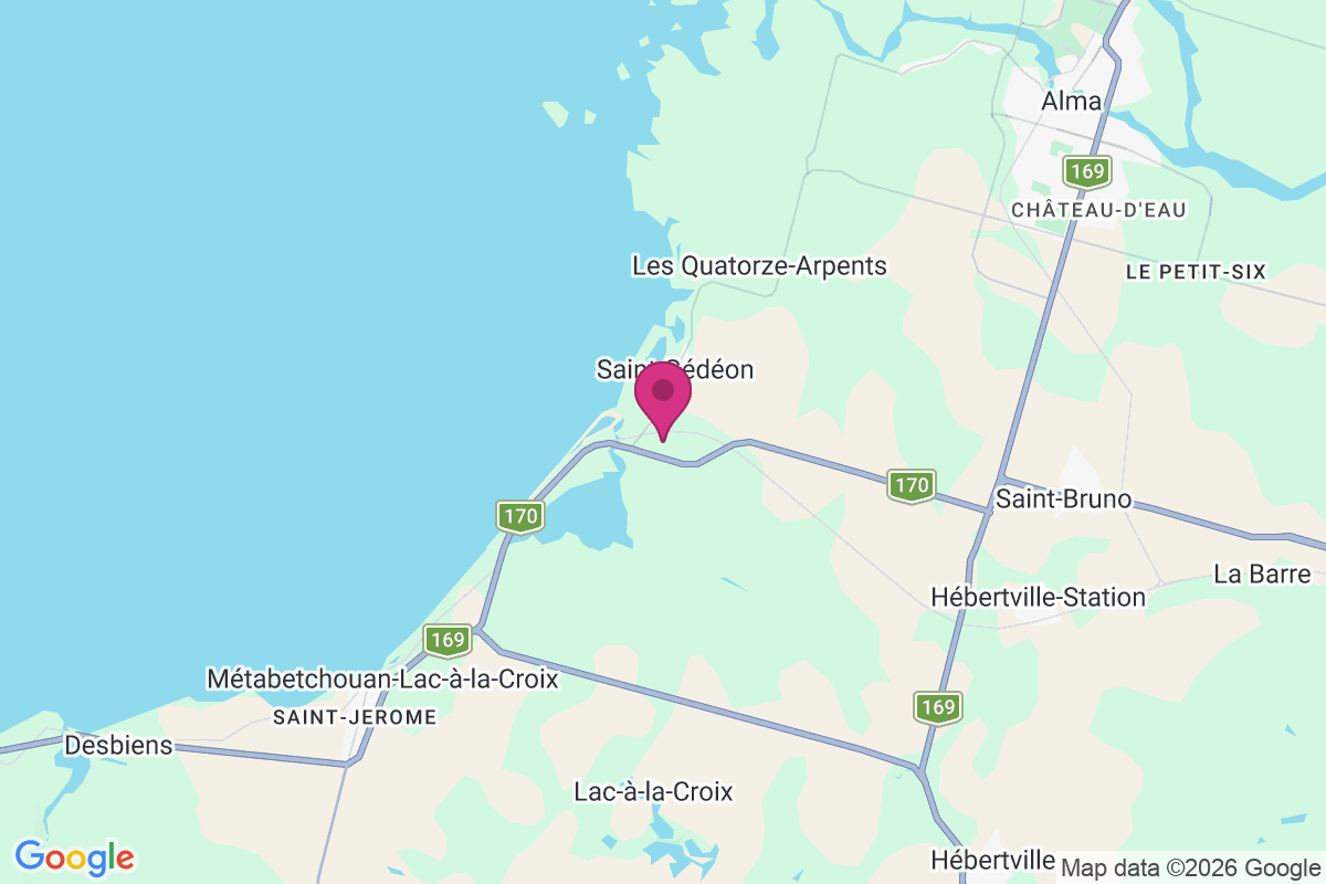 Carte de Saint Gédéon