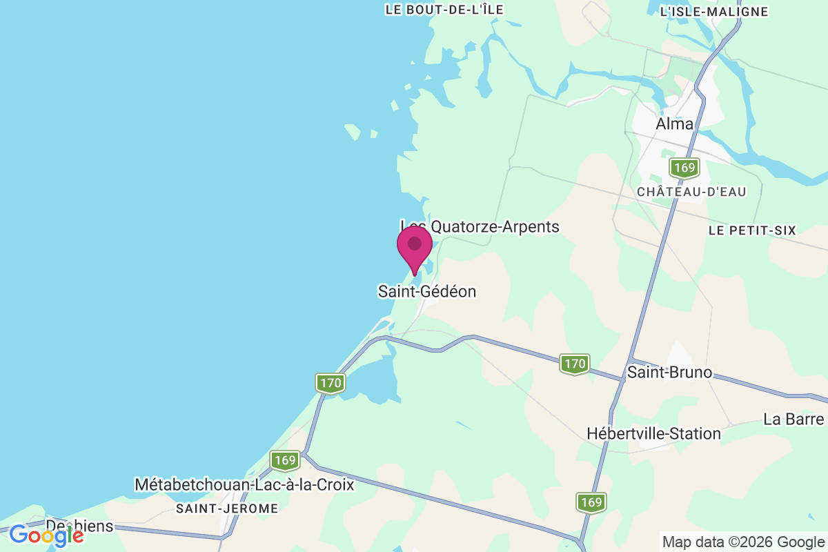 Carte de Pointe-du-Lac