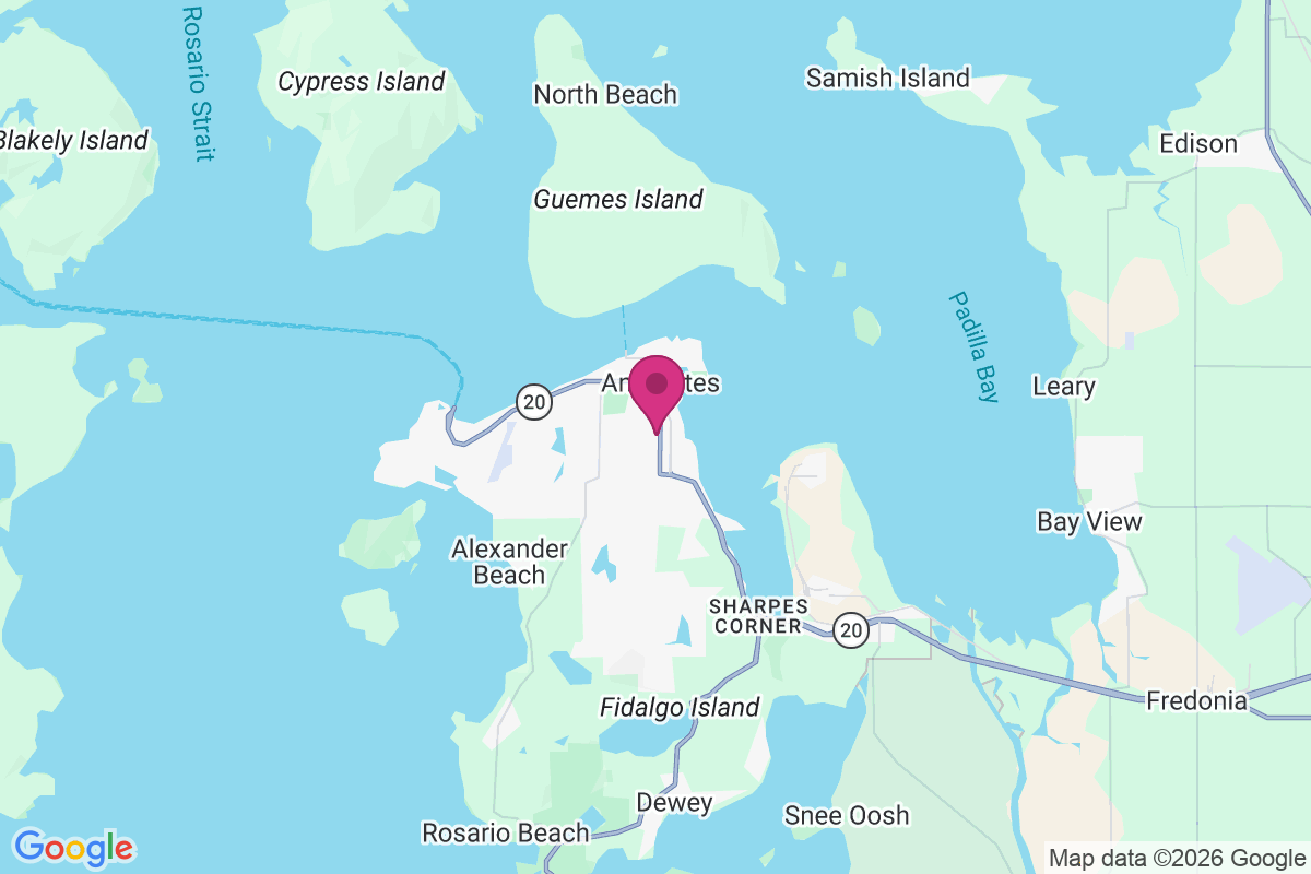 Carte de Blakely Island