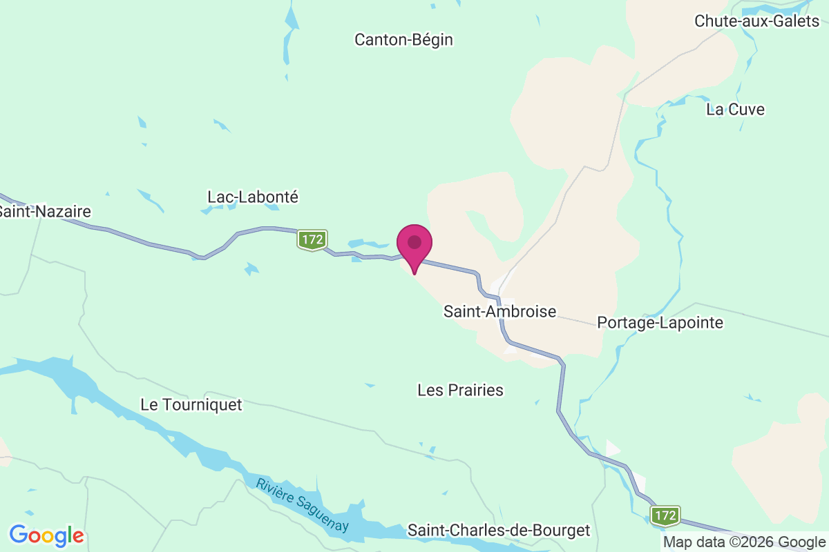 Carte de Saint-Charles-de-Bourget