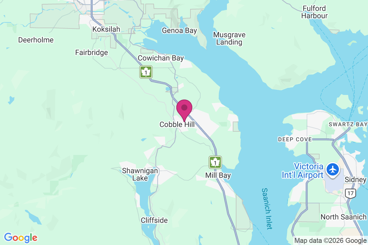 Carte de Shawnigan Lake