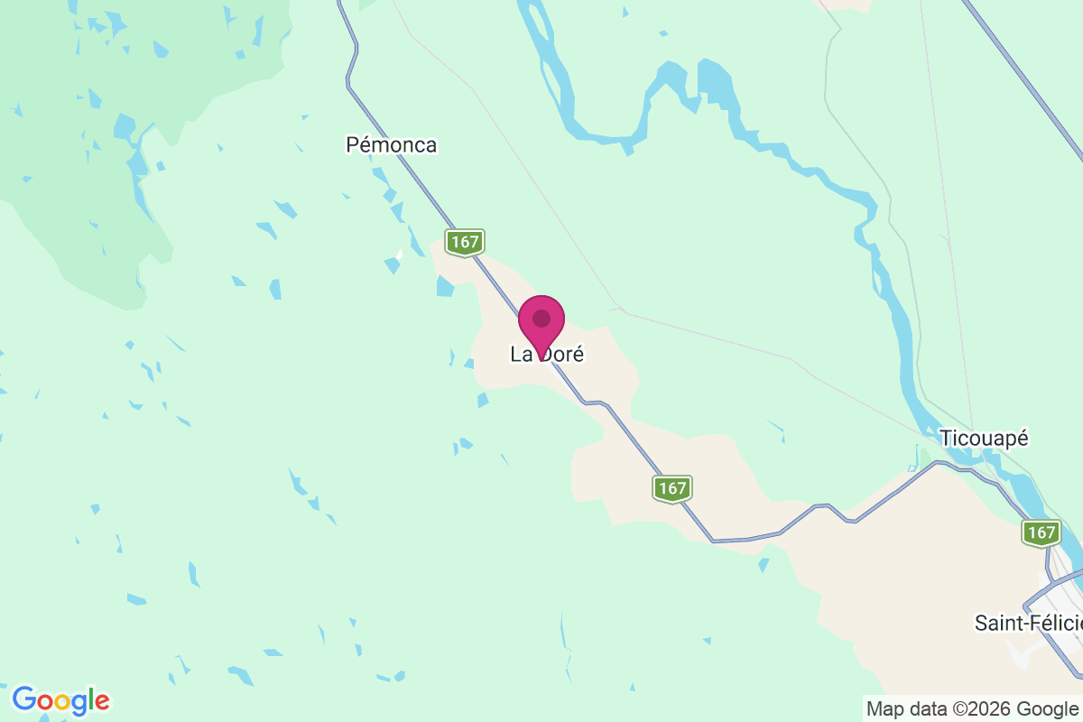 Carte de La Doré