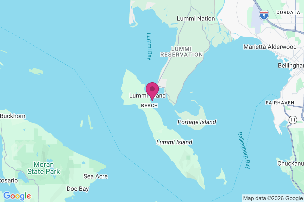 Carte de Lummi Island