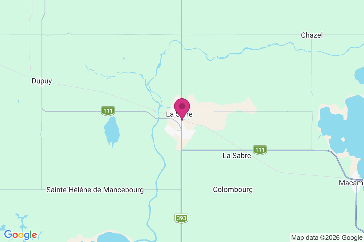 Carte de La Sarre