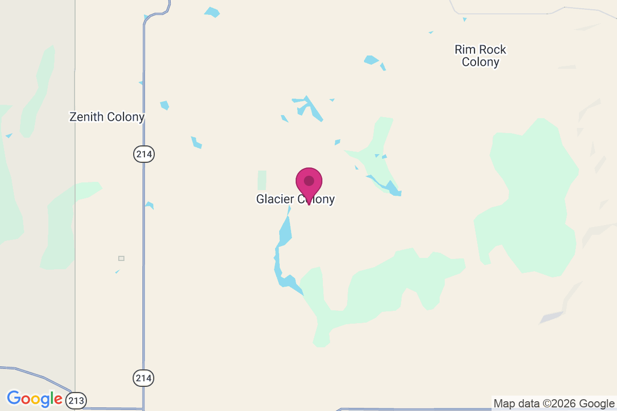 Carte de Glacier Colony