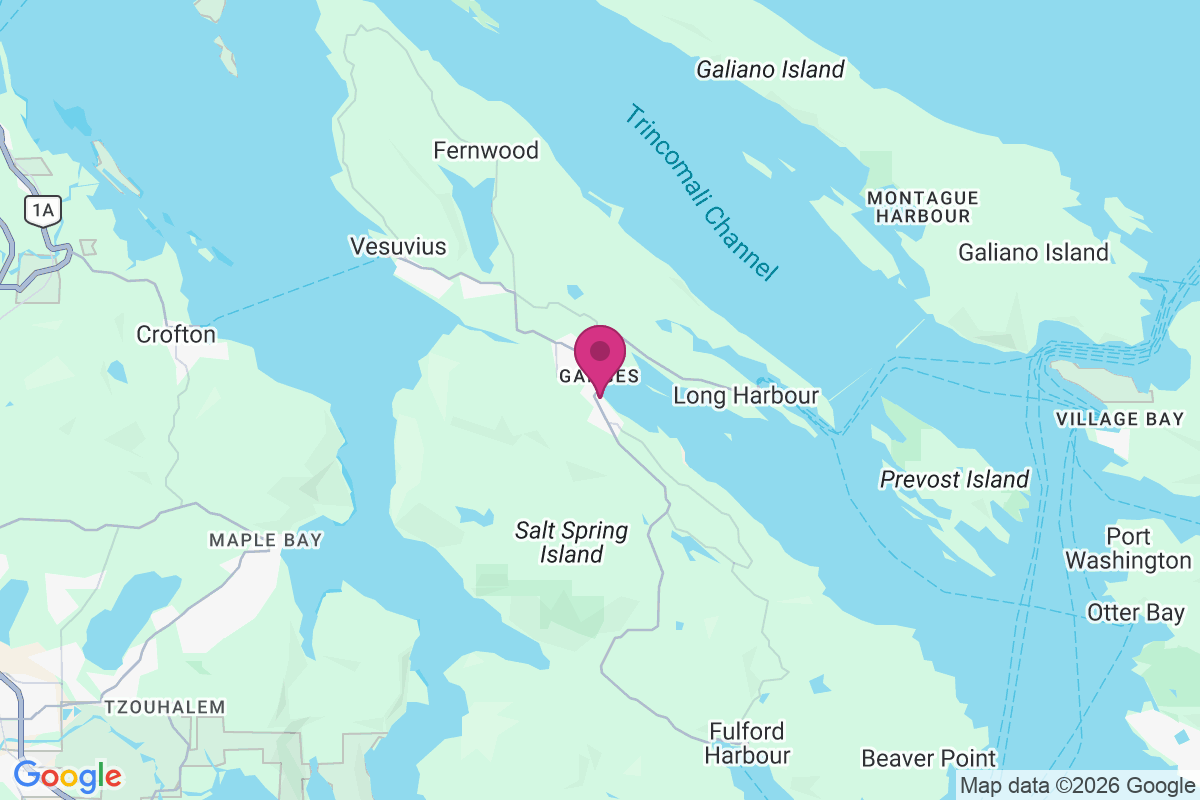 Carte de Salt Spring Island