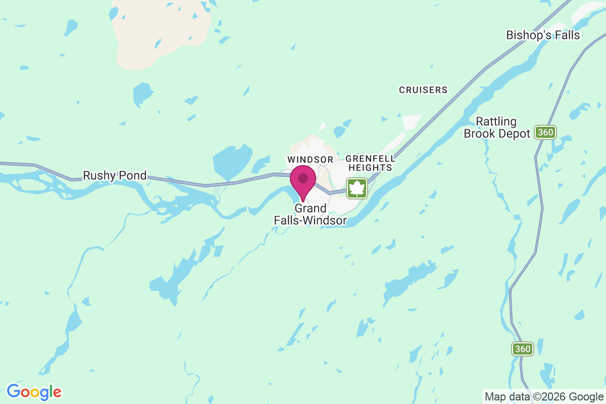 Carte de Grand Falls
