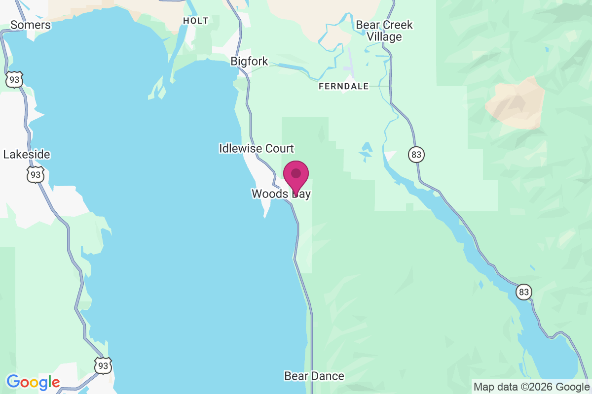 Carte de Woods Bay