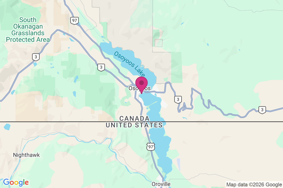 Carte de Osoyoos