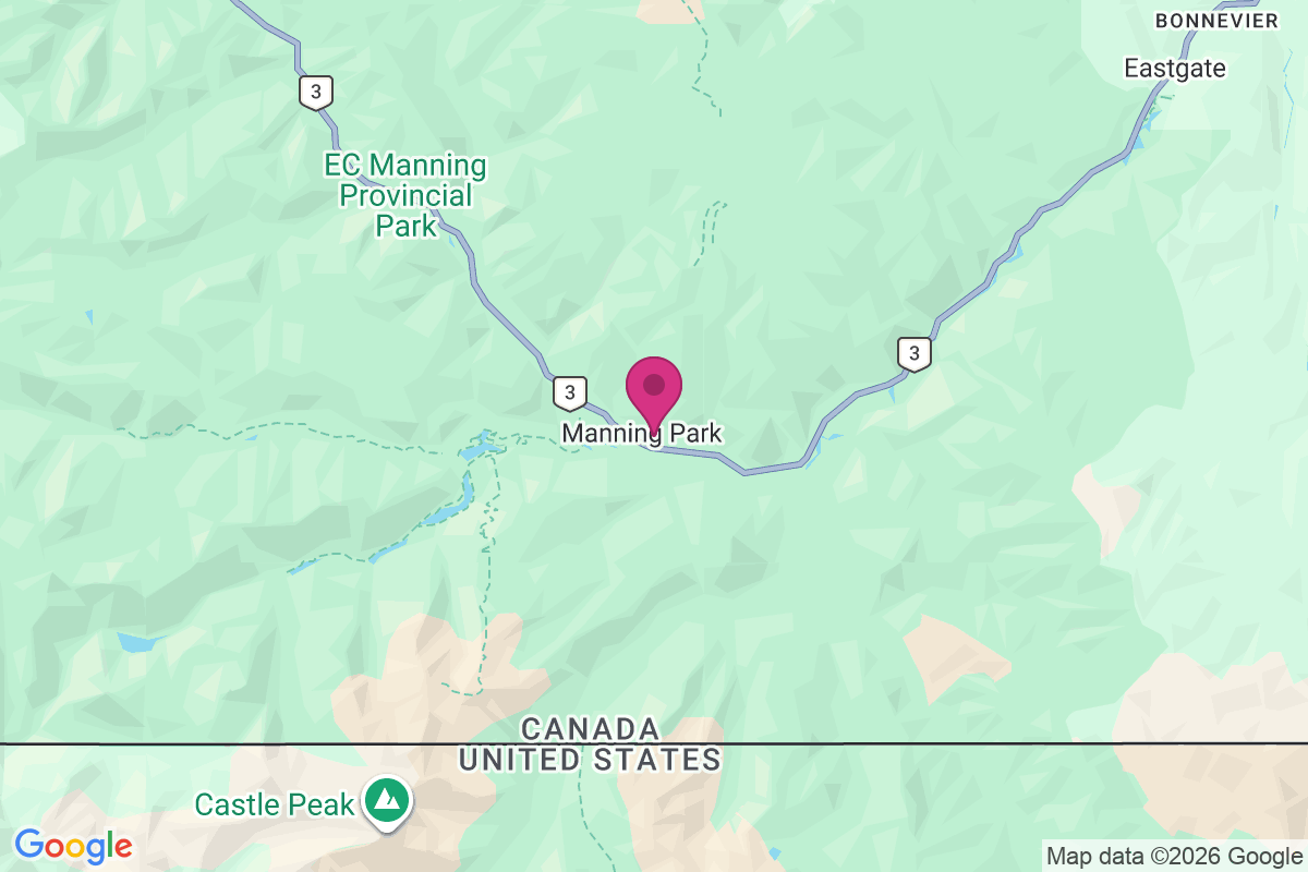 Carte de Manning Park