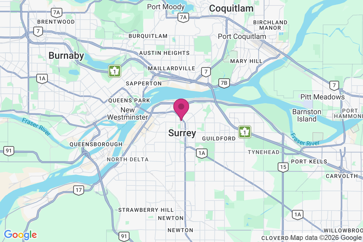 Carte de North Surrey