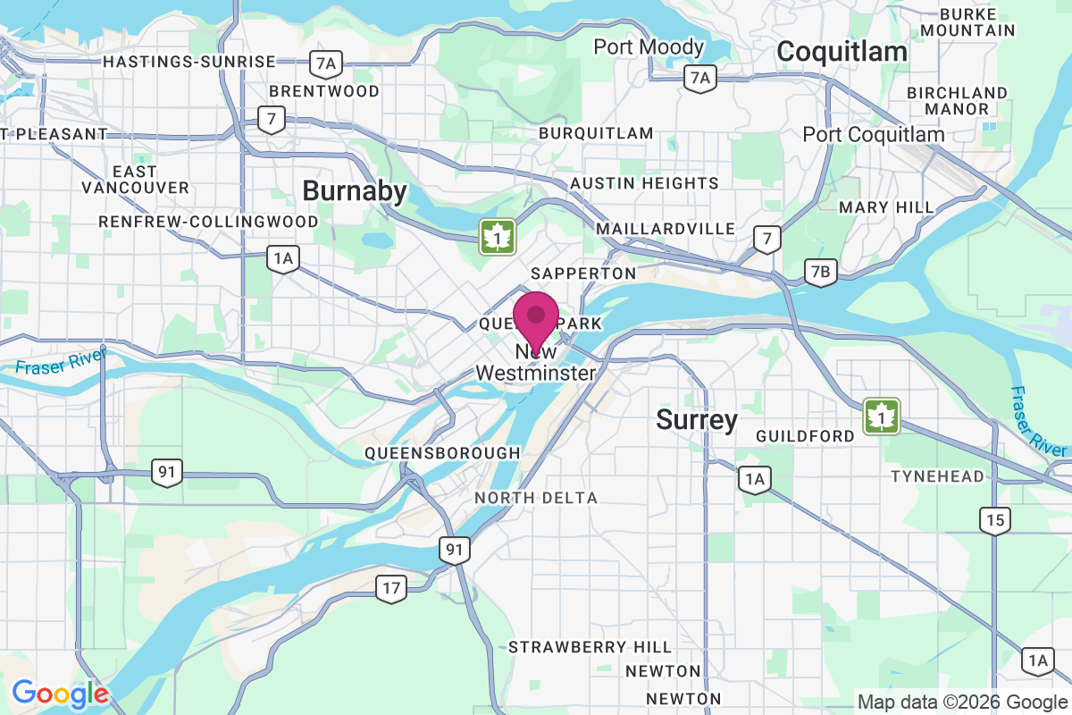 Carte de New Westminster