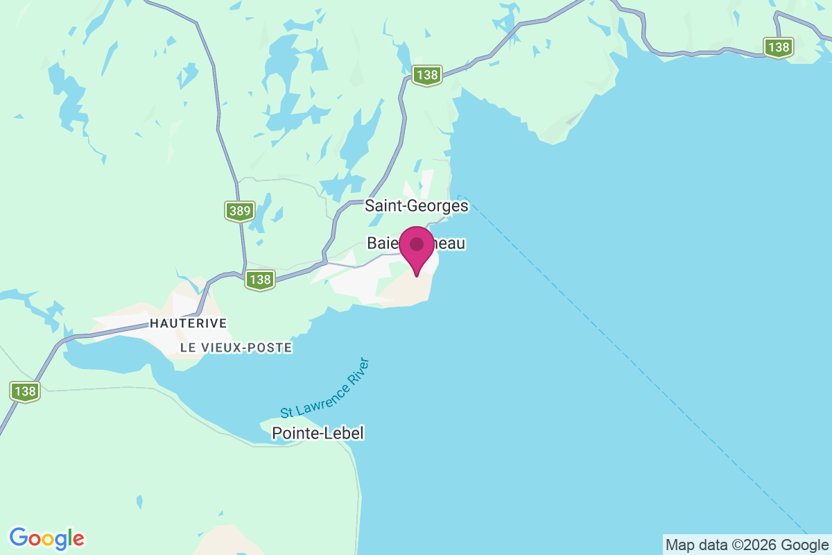 Carte de Comeau Bay