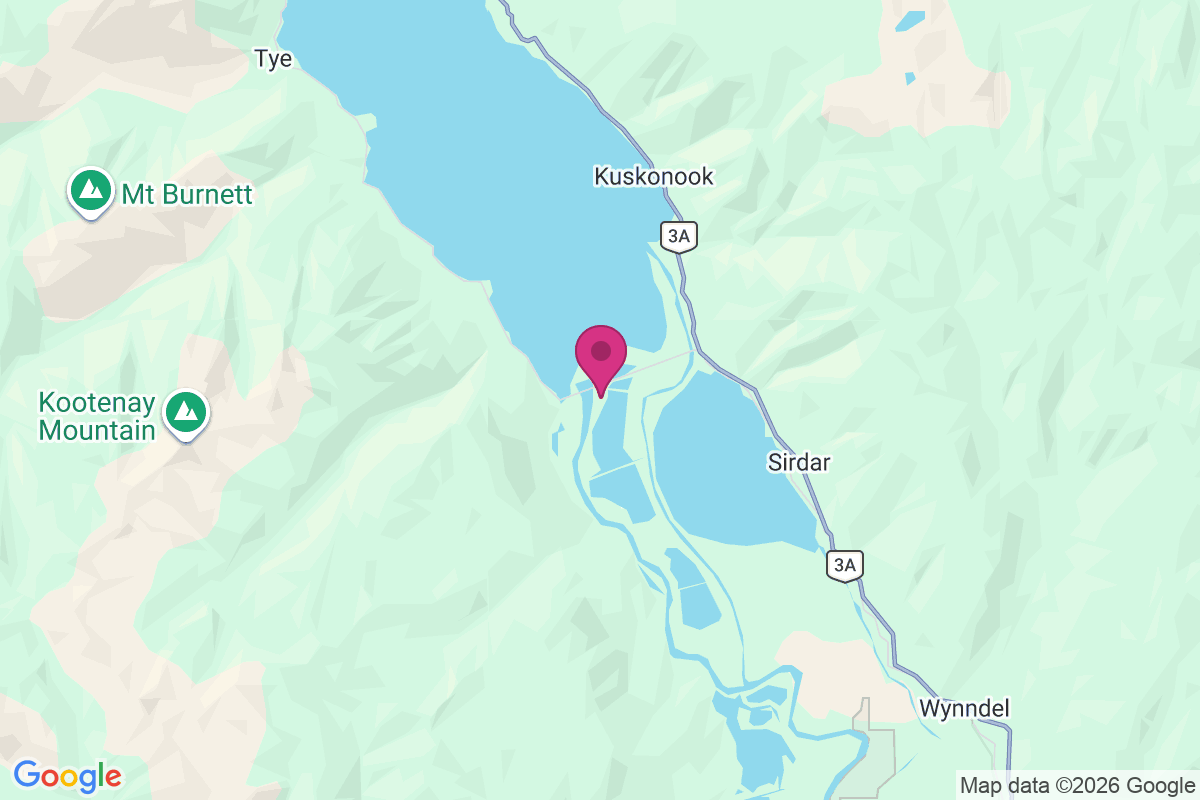 Carte de Kootenay Junction