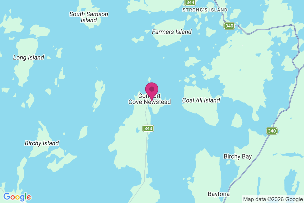 Carte de Comfort Cove-newstead