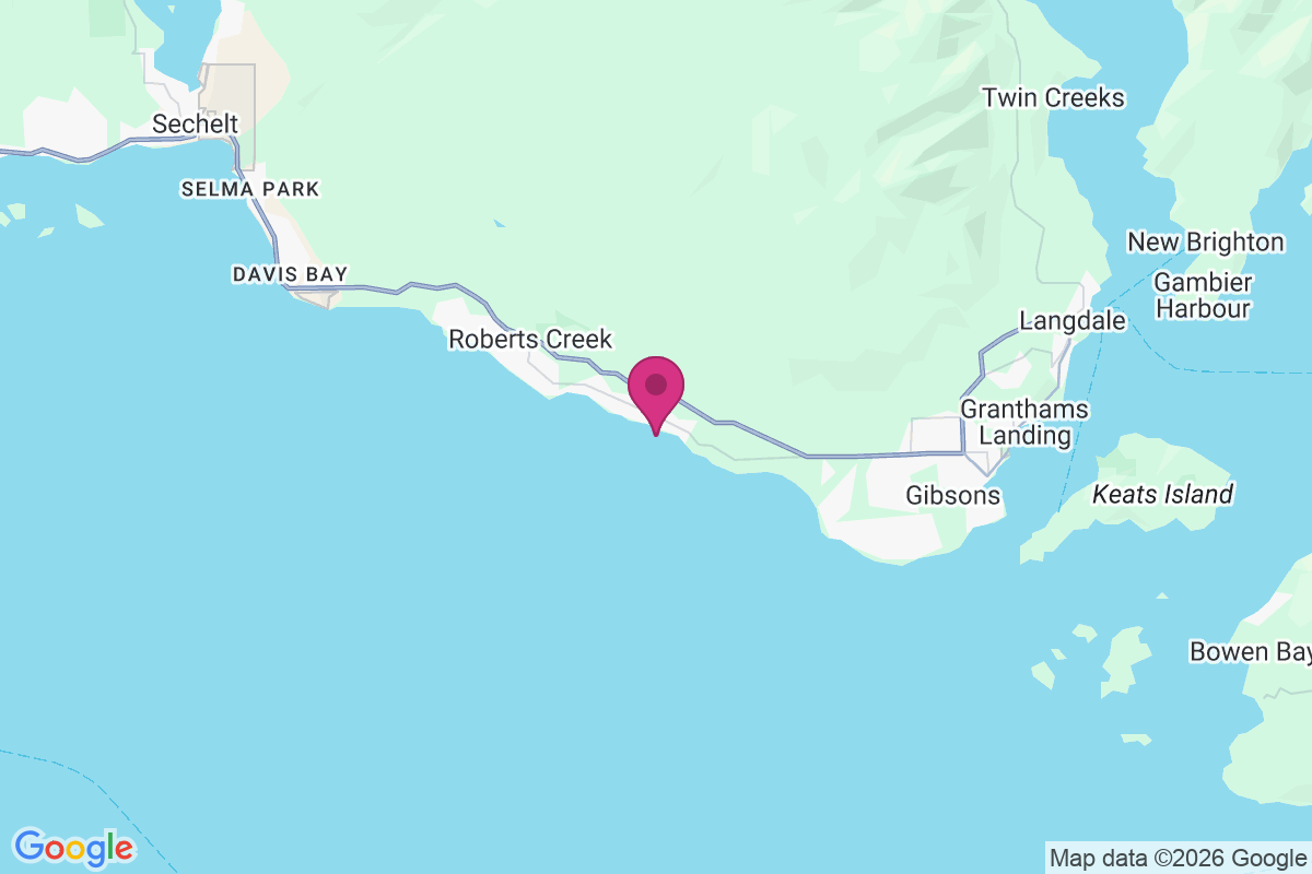 Carte de Roberts Creek