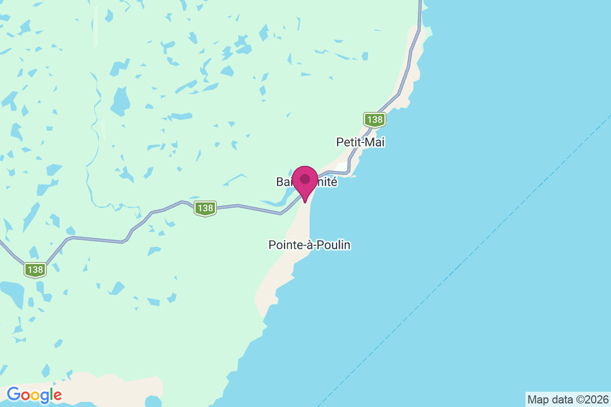 Carte de Baie-de-la-Trinité