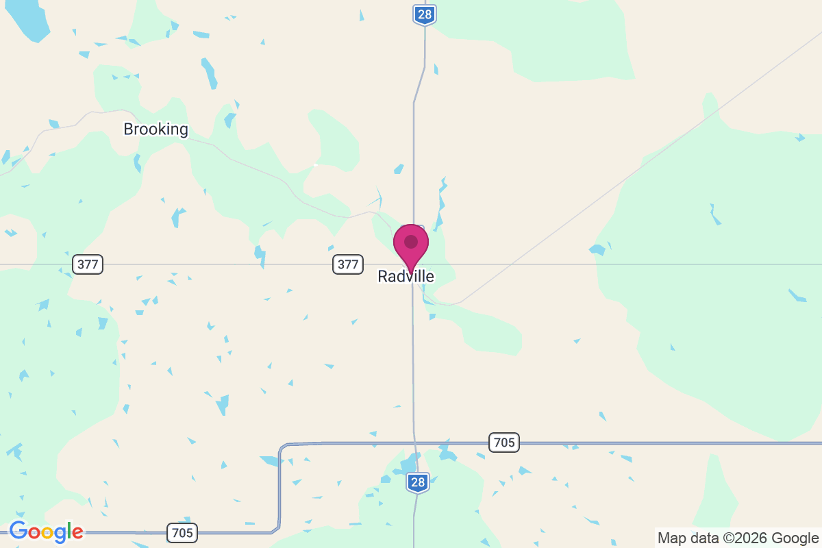 Carte de Radville