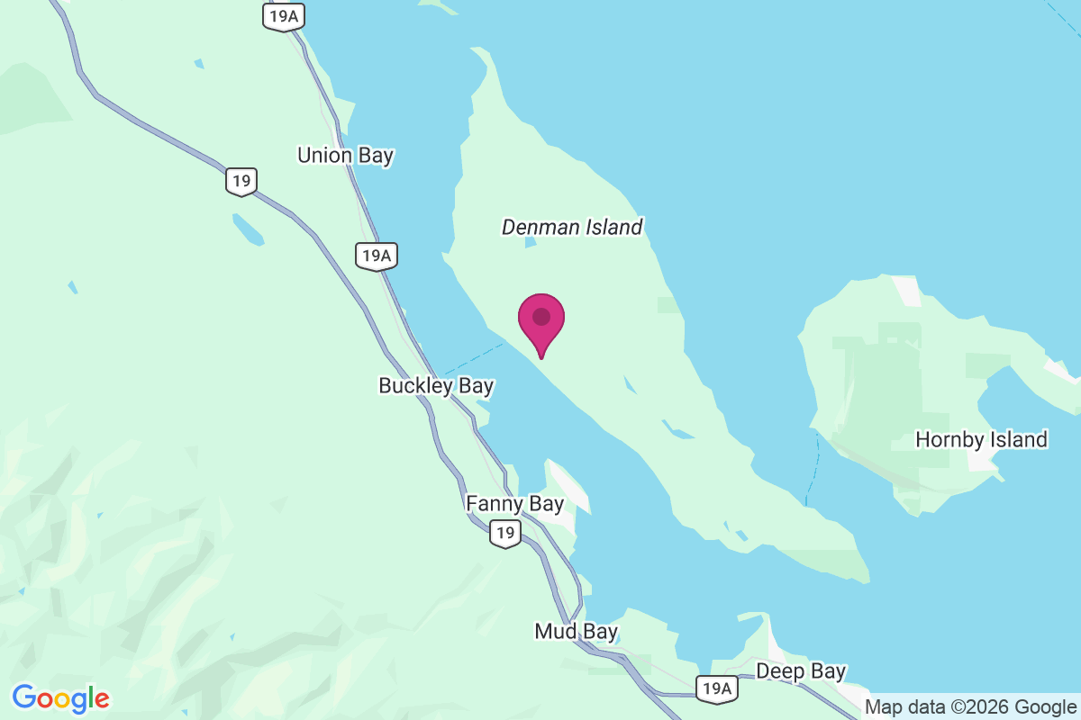 Carte de Denman Island