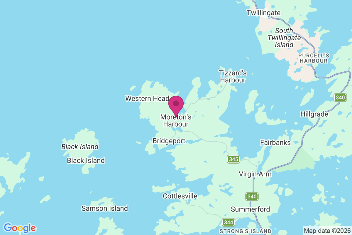 Carte de Tizzards Harbour