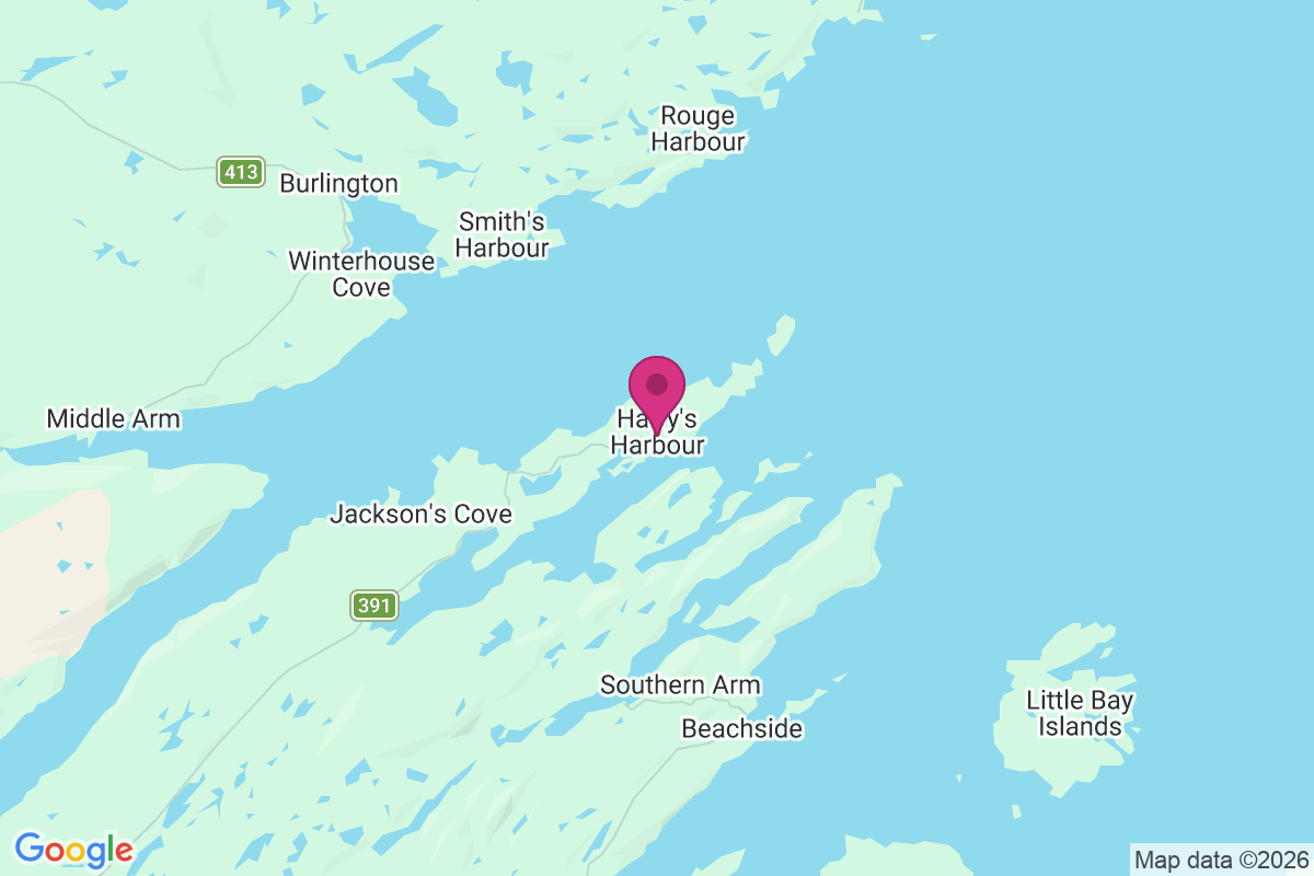 Carte de Harrys Harbour