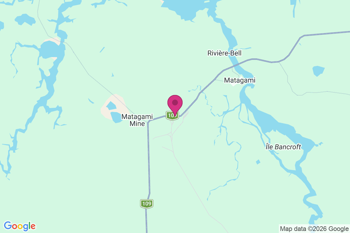 Carte de Matagami-Station
