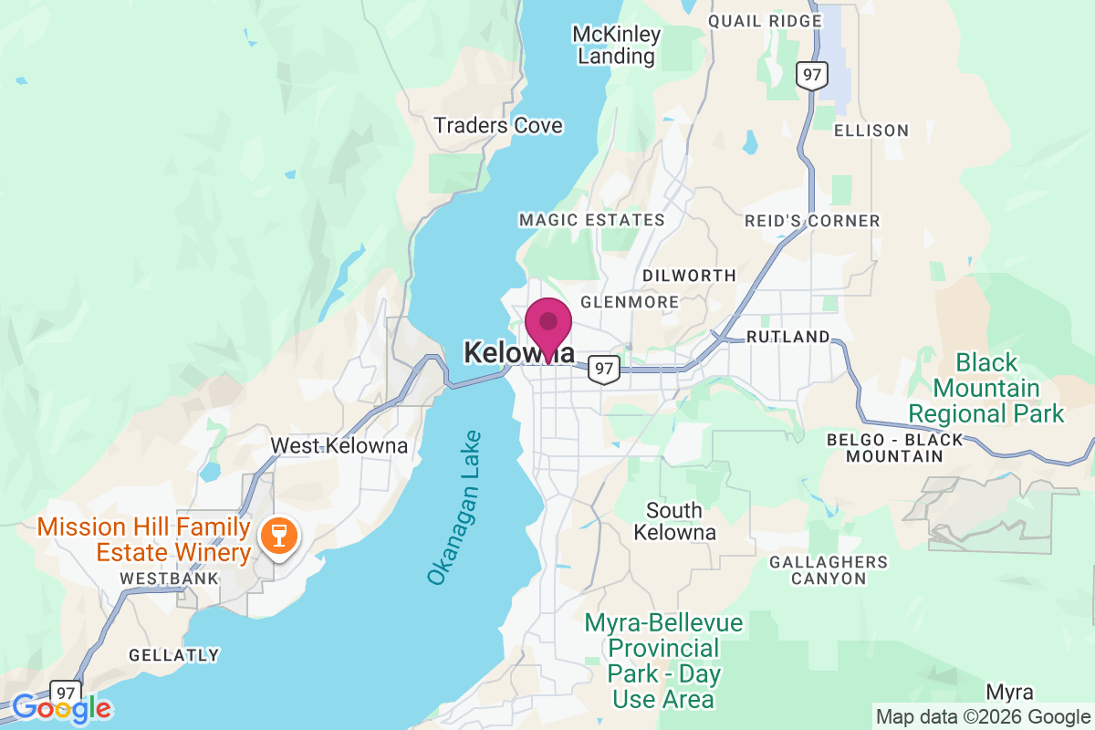 Carte de Kelowna