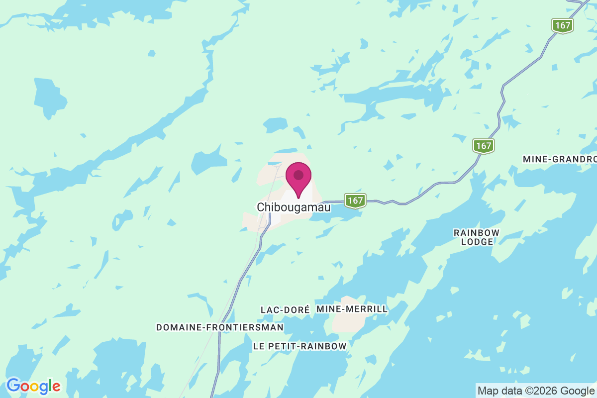 Carte de Chibougamau