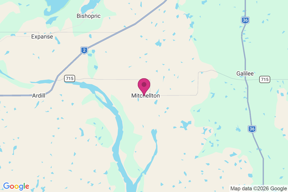 Carte de Mitchellton