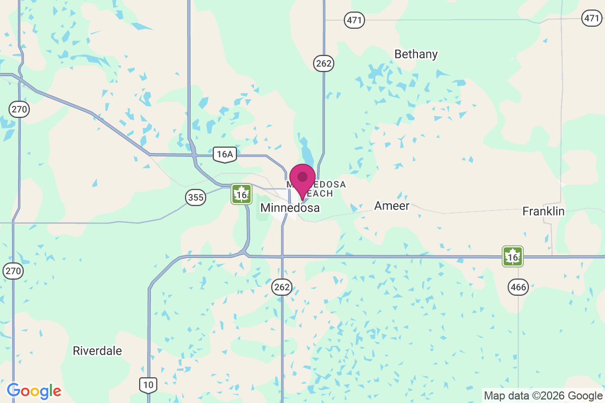 Carte de Minnedosa
